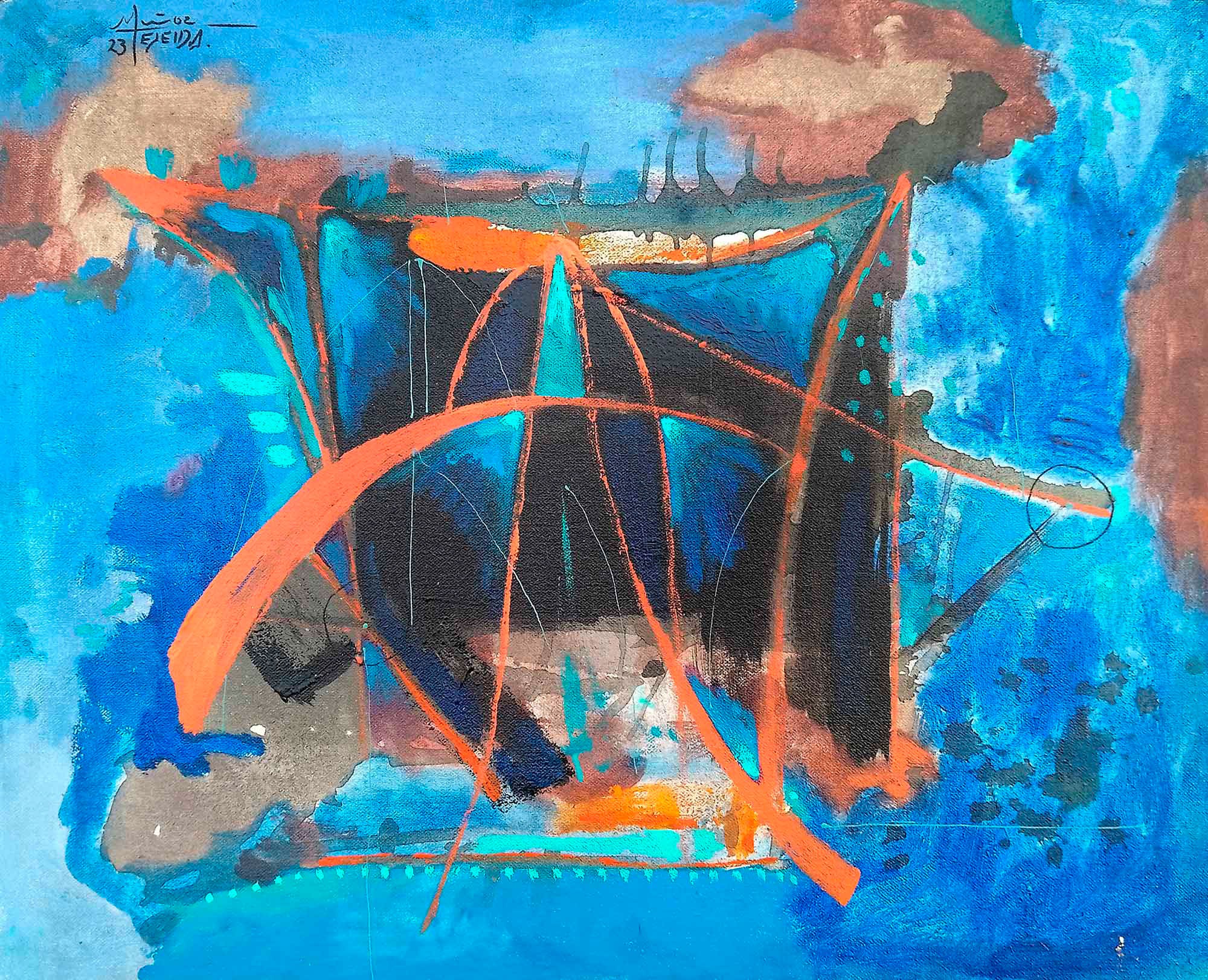 Francisco Muñoz Tejeida, Azul de metal Francisco Muñoz Tejeida, Azul de metal