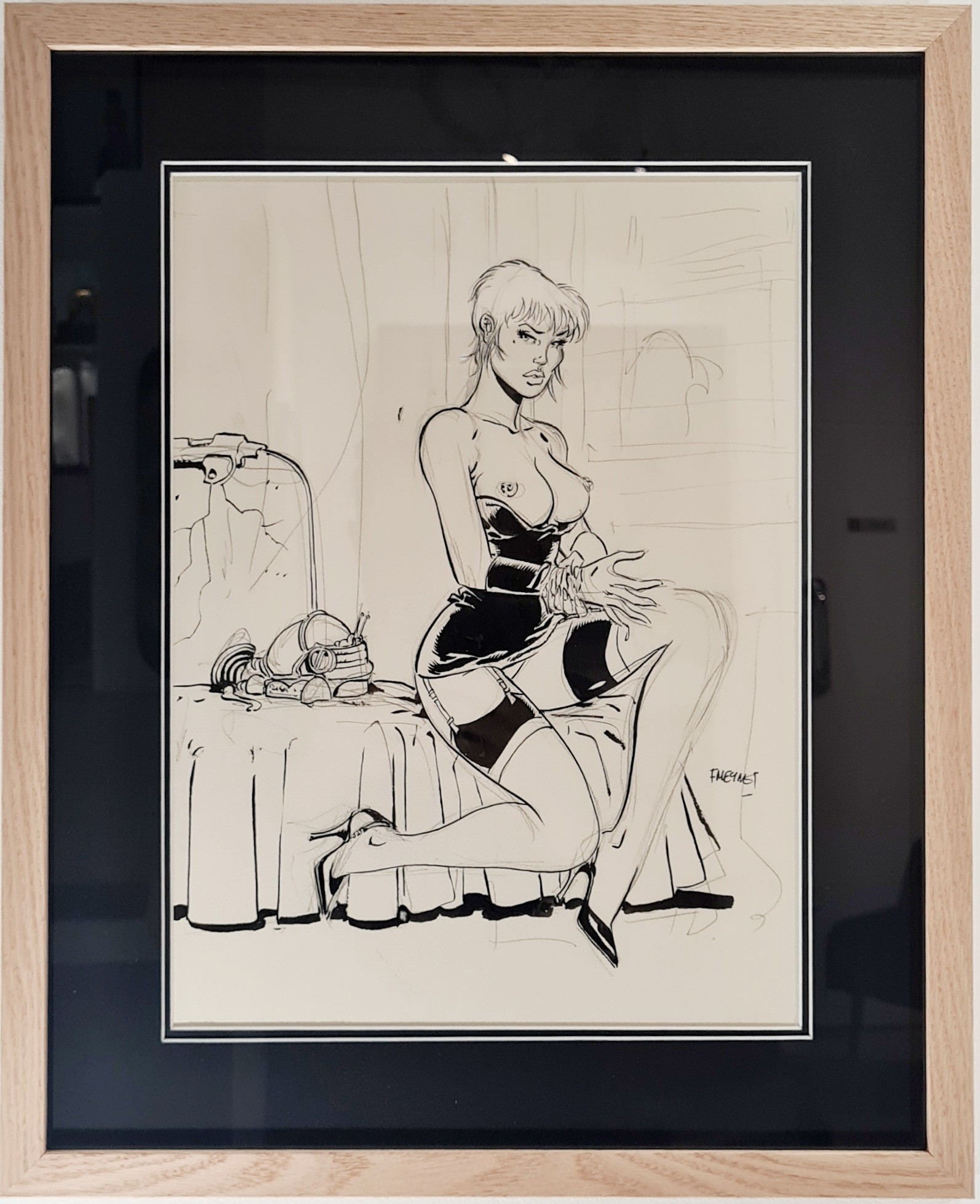 Félix Meynet, La femme piège (Hommage à Enki Bilal) Félix Meynet, La femme piège (Hommage à Enki Bilal)
