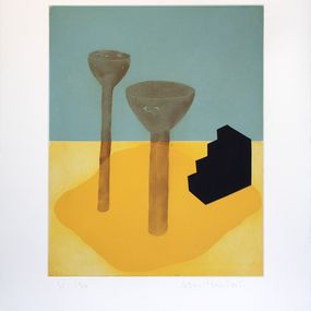 Drucke, Suite de mai 1, gravure originale, Albert Merz