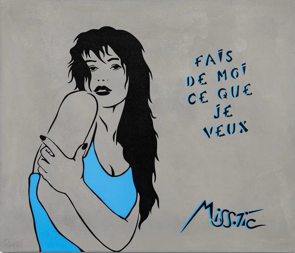 Miss.Tic, Fais de moi ce que je veux - édition Grand Collectionneur Turquoise Miss.Tic, Fais de moi ce que je veux - édition Grand Collectionneur Turquoise