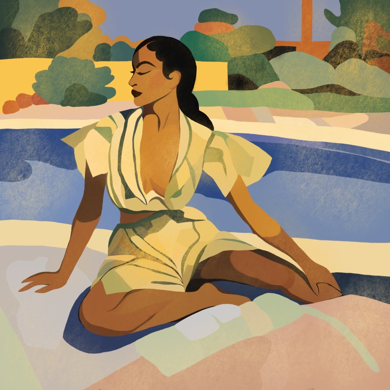 Nina Tsorieva, Summer time Nina Tsorieva, Summer time