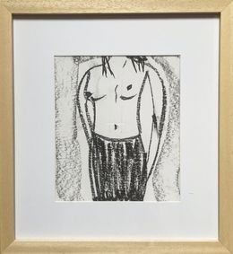 Fine Art Drawings, Woman's figure, Nestan Mikeladze