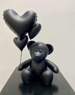 Sculpture, Teddy love matte black, Nicolas Krauss