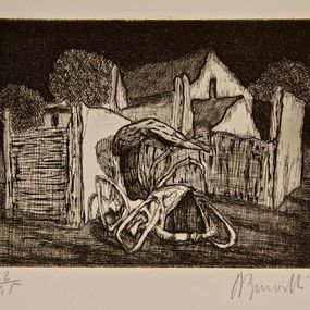 Print, Rome, garbage in the suburbs, Armando Buratti