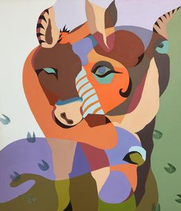 Painting, Animal series - Donkey, Liana Ohanyan