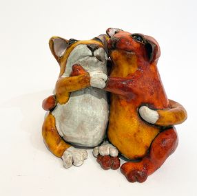 Sculpture, Furry Love, Viktor Zuk