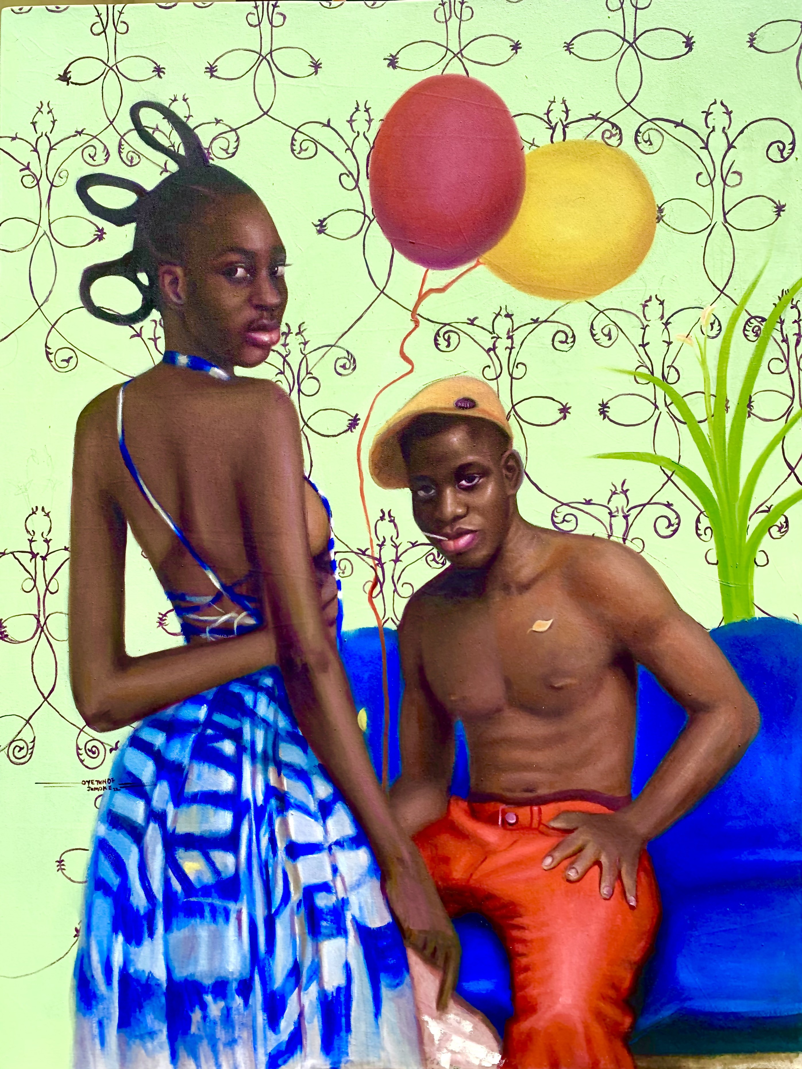 Jumoke Oyetunde, Untitled (Unspoken Bond) Jumoke Oyetunde, Untitled (Unspoken Bond)