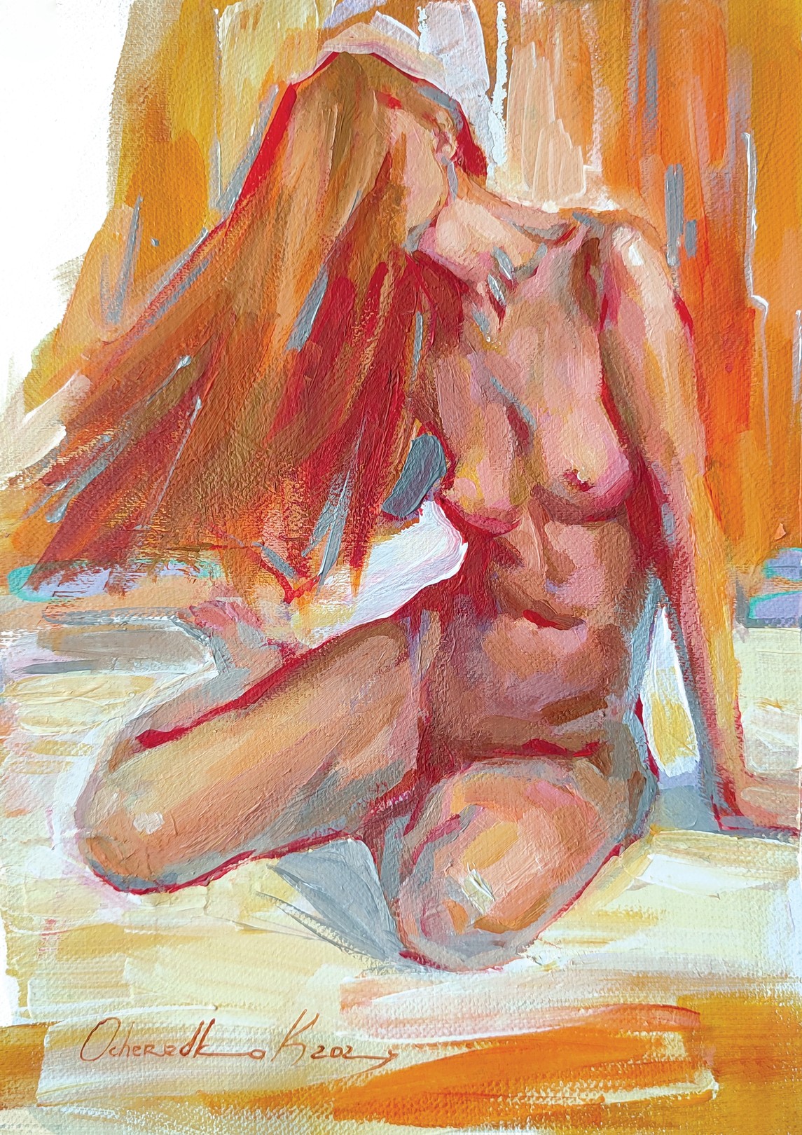Kateryna Ocheredko, Orange mood Kateryna Ocheredko, Orange mood