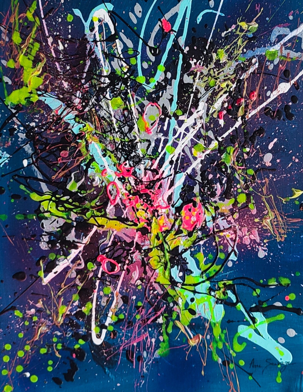 Âme Sauvage, Une toile graffiti Âme Sauvage, Une toile graffiti