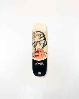 Gemälde, Skateboard, Rom av J.C