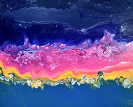 Pintura, Psychedelic Beach, Monica Tangen