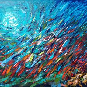 Painting, Fish Expression, Olga Nikitina