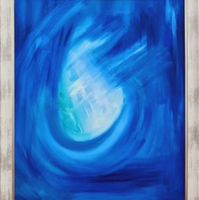 Gemälde, The color is blue. The portal., Lilya Volskaya