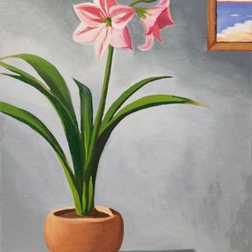 Painting, Amaryllis, Gabriel Riesnert