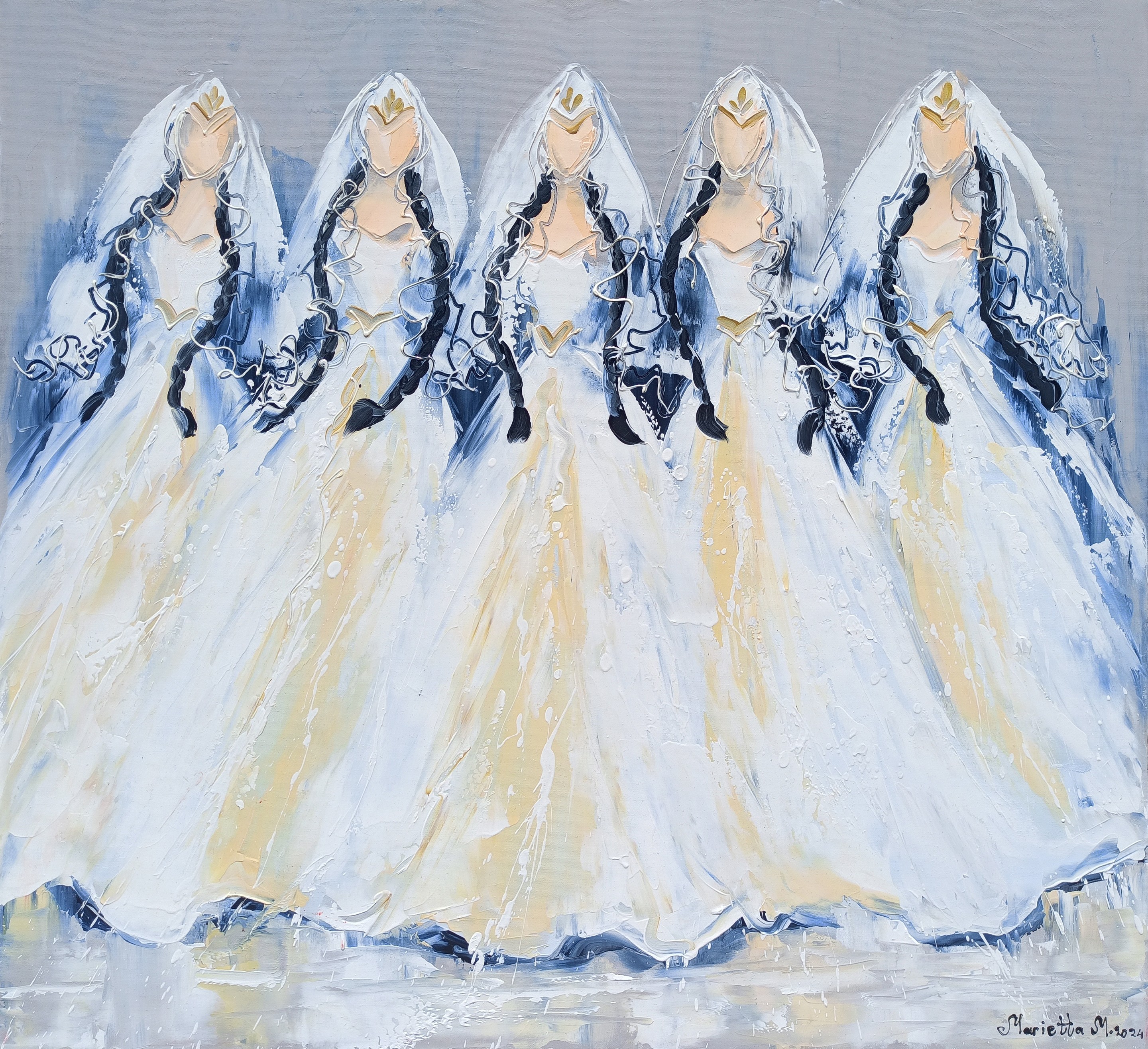 Marieta Martirosyan, Dancers in White Marieta Martirosyan, Dancers in White