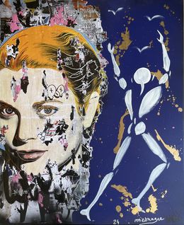 Peinture, Grace Kelly / Warhol, Jérome Mesnager & Lasveguix