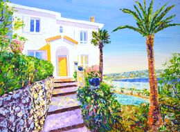 Painting, Villa in Nice, Iryna Kastsova