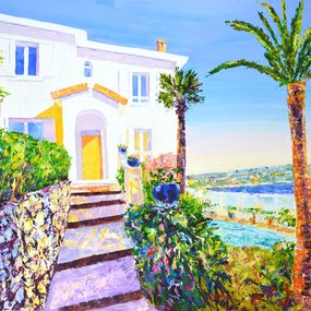 Painting, Villa in Nice, Iryna Kastsova