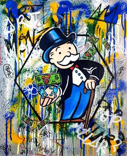 Painting, Urban Haring Monopoly, Priscilla Vettese