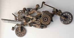 Escultura, Biker, Sam Maduike