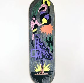Gemälde, Skateboard, Quentin Caillat