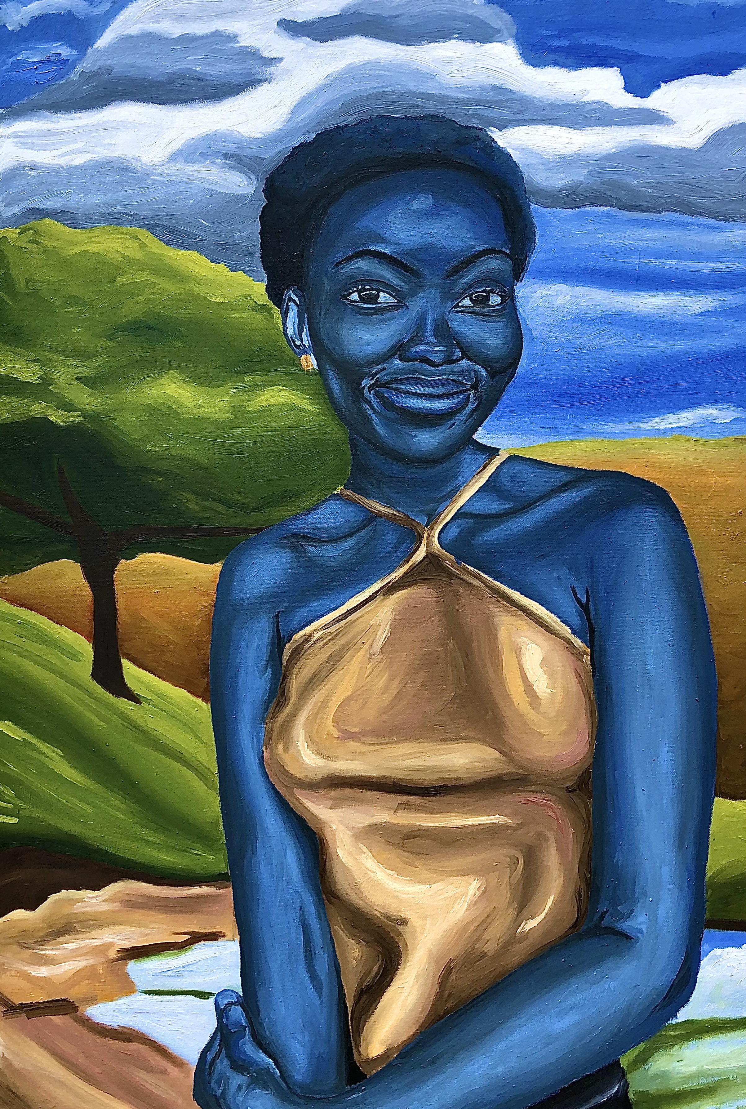 Jason Langa, Towards the Horizon - 21st Century, Contemporary, Figurative Portrait, Women Jason Langa, Towards the Horizon - 21st Century, Contemporary, Figurative Portrait, Women