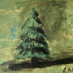 Painting, Forest, Alexander (Sandro) Antadze