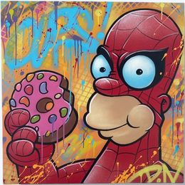 Painting, Spider Homer, DN