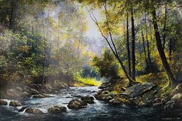 Painting, Whispers of the Forest River, Sergey Miqayelyan