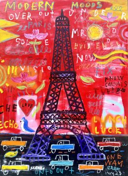 Painting, Eiffel Tower, Troy Henriksen