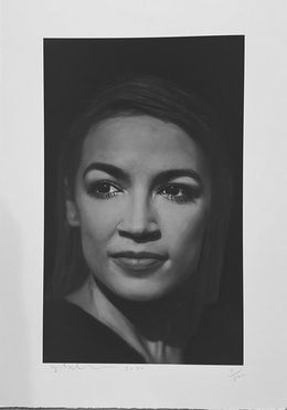 Print, Alexandria Ocasio-Cortez (The Truth Behind a Portrait), Yigal Ozeri