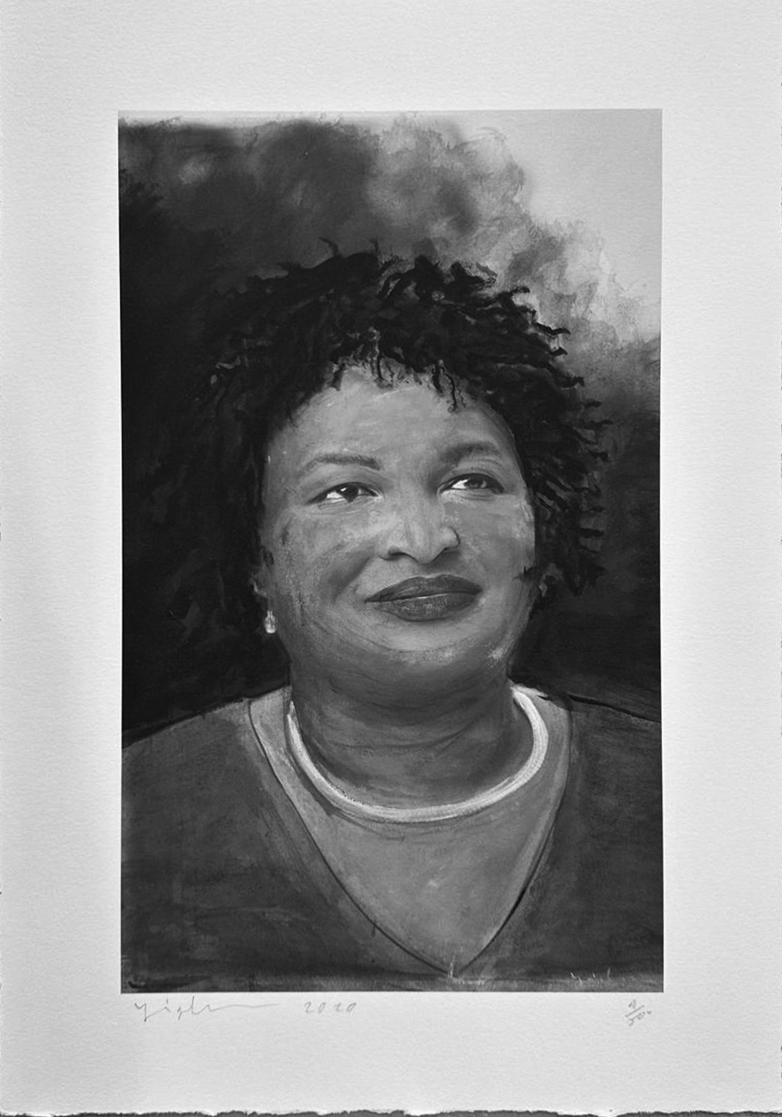 Yigal Ozeri, Stacey Abrams (The Truth Behind a Portrait) Yigal Ozeri, Stacey Abrams (The Truth Behind a Portrait)