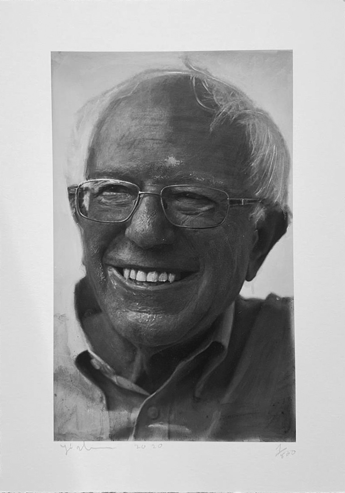Yigal Ozeri, Bernie Sanders (The Truth Behind a Portrait) Yigal Ozeri, Bernie Sanders (The Truth Behind a Portrait)
