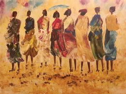 Painting, African, Christiane Guerry