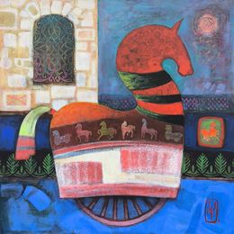 Painting, Echoes of the Past, Abgar Khachatryan