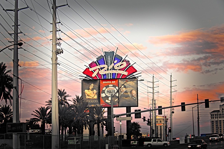 Jarmila Kostliva, Twilight in Las Vegas Street Jarmila Kostliva, Twilight in Las Vegas Street