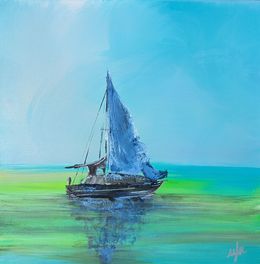 Peinture, Azur, Lucie Pautret