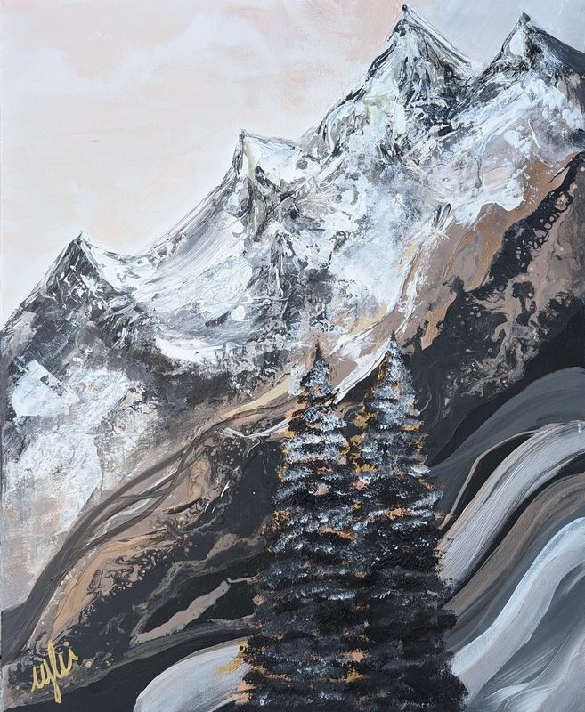 Lucie Pautret, Snowy fir free Lucie Pautret, Snowy fir free
