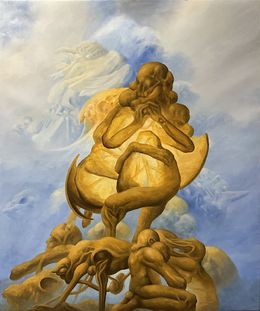 Peinture, Birth of true self, Matheo Delalle