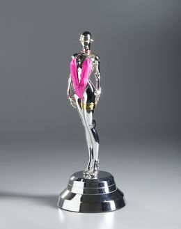 Scultura, Sexy robot #001 in pink bathing suit, Hajime Sorayama