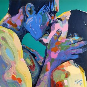 Peinture, Love flow, Anna Waleron