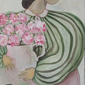 Painting, Flower Pot, Nina Urushadze