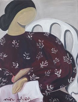 Peinture, White Chair, Nina Urushadze