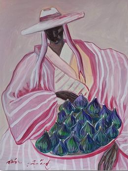 Peinture, Pink Figs, Nina Urushadze