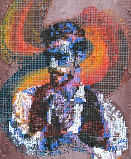 Gemälde, Reappropriation humaine tango 2, Nicolas Jesbac