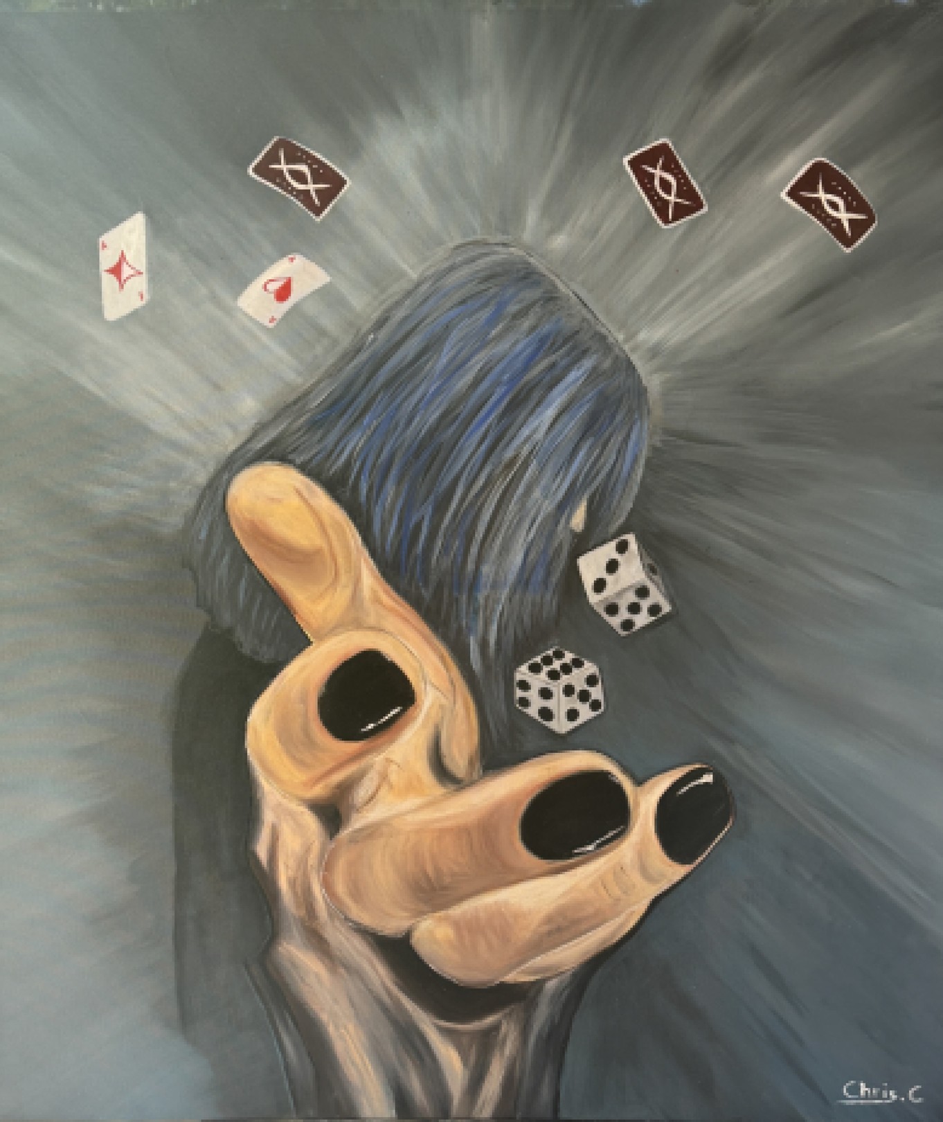 The Art of Chris by Christelle Chamaa, Roll your dice The Art of Chris by Christelle Chamaa, Roll your dice