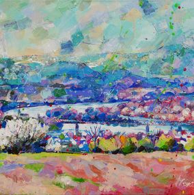 Gemälde, Spring in the valley, Miriam Montenegro