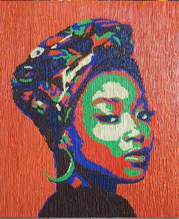 Painting, Gaze, Bello Adedoyin