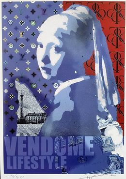 Print, Vendome lifestyle blue version 19/50, Johan Chaaz