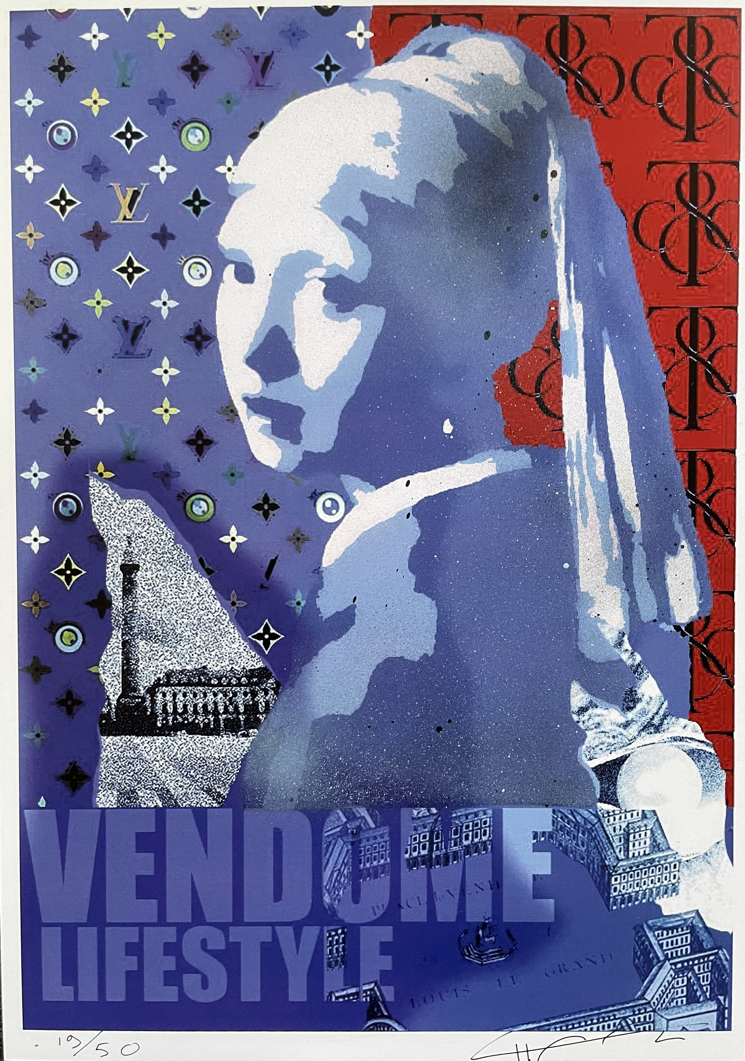 Johan Chaaz, Vendome lifestyle blue version 19/50 Johan Chaaz, Vendome lifestyle blue version 19/50